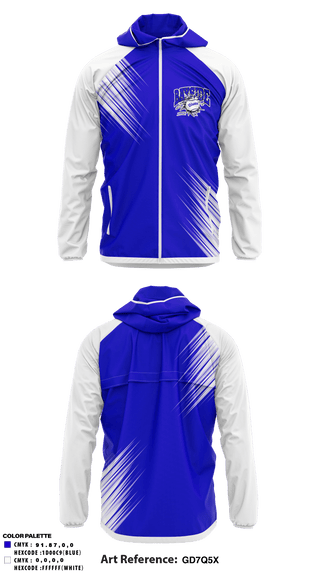 Windbreaker, Bayside Blues Softball, Softball, Teamtime, Team time, sublimation, custom sports apparel, team uniforms, spirit wear, spiritwear, sports uniforms, custom shirts, team store, custom team store, fundraiser sports, apparel fundraiser