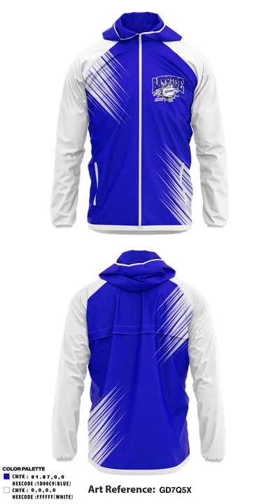 Bayside Blues Softball 38669192 Windbreaker - 1
