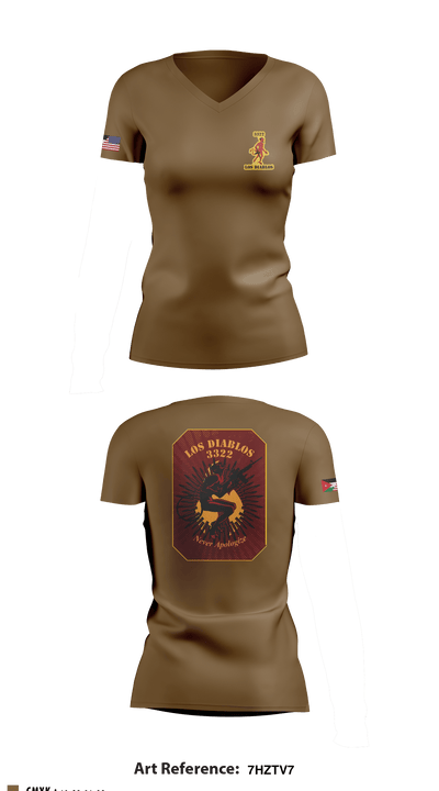 3SQDN, 3SFAB 37693192 Women's Short Sleeve V-neck Shirt - 3