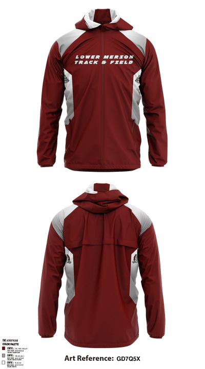 Lower Merion High School Track 46814717 Windbreaker - 1