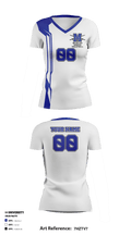 McCallum High School women's volleyball 71374557 Women's Short Sleeve V-neck Shirt - 1