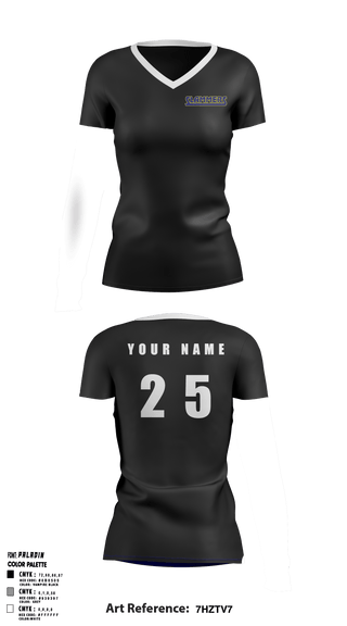 Women's Short Sleeve Vneck Shirt, Slammers FP, Softball, Teamtime, Team time, sublimation, custom sports apparel, team uniforms, spirit wear, spiritwear, sports uniforms, custom shirts, team store, custom team store, fundraiser sports, apparel fundraiser
