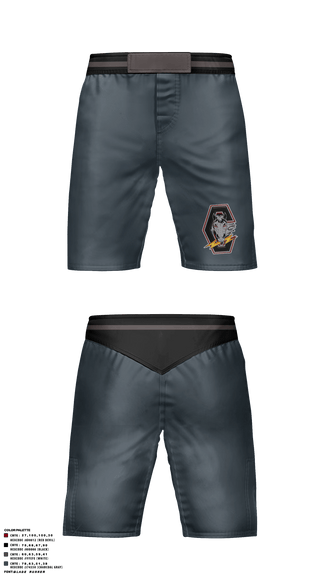Fight Shorts, Chancellor Chargers, Wrestling, Teamtime, Team time, sublimation, custom sports apparel, team uniforms, spirit wear, spiritwear, sports uniforms, custom shirts, team store, custom team store, fundraiser sports, apparel fundraiser