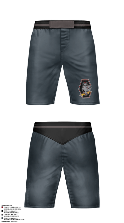 Chancellor Chargers 8081772 Fight Shorts - 3