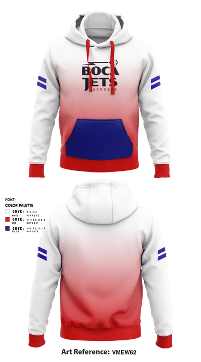 Boca Jets Lacrosse 69772403 Hoodie - 1