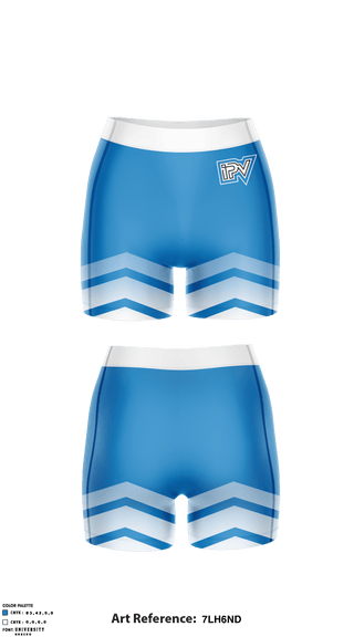 Women's Compression Shorts, Illinois Performance Volleyball, Women's Volleyball, Teamtime, Team time, sublimation, custom sports apparel, team uniforms, spirit wear, spiritwear, sports uniforms, custom shirts, team store, custom team store, fundraiser sports, apparel fundraiser