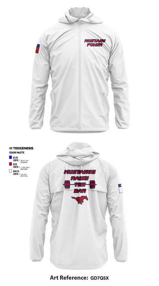 Windbreaker, Nixon Smiley Powerlifting, Spirit Store, Teamtime, Team time, sublimation, custom sports apparel, team uniforms, spirit wear, spiritwear, sports uniforms, custom shirts, team store, custom team store, fundraiser sports, apparel fundraiser