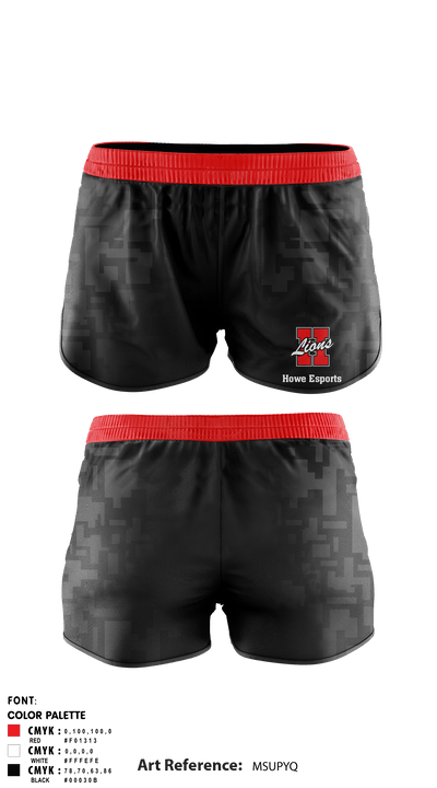 Howe Lions 84035726 Women's Shorts - 2