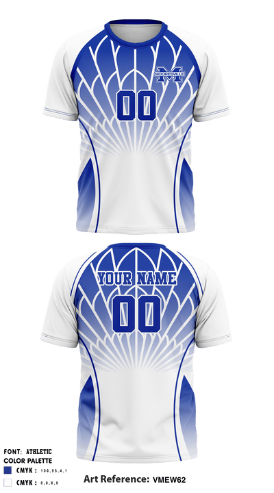 Mooresville Senior High School Volleyball 73369144 Short Sleeve Performance Shirt - 2