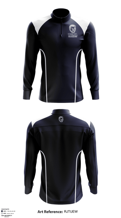 Yuma High School Basketball 97290684 Quarter Zip Jacket - 7