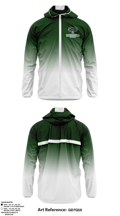 Pine-Richland High School Tennis 84993551 Windbreaker - 1