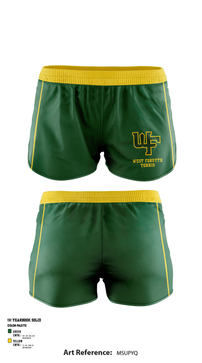 West Forsyth High School Tennis 79280140 Women's Shorts - 1
