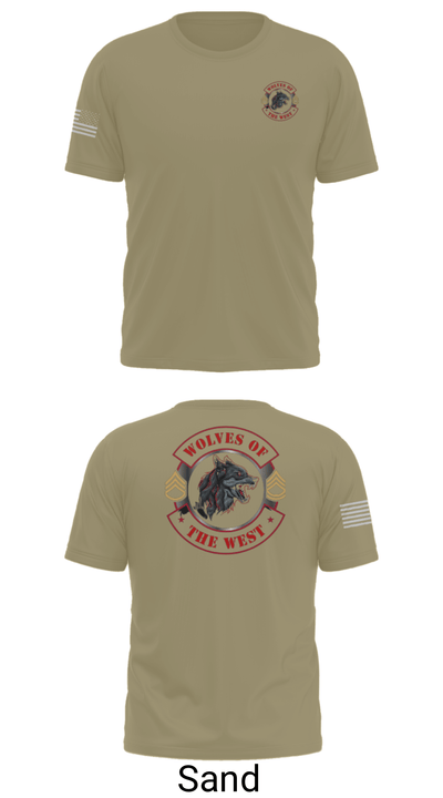 Wolves of the west 83450229 Short Sleeve Performance Shirt - 36