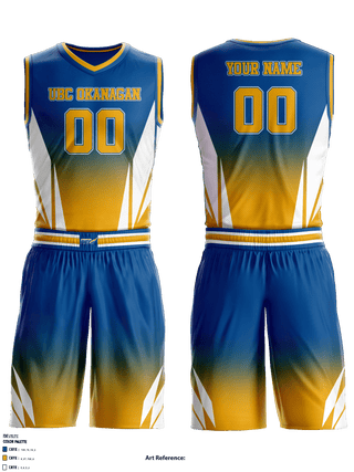 Basketball Uniform, UBC Okanagan Athletics Basketball, Women's Basketball, Teamtime, Team time, sublimation, custom sports apparel, team uniforms, spirit wear, spiritwear, sports uniforms, custom shirts, team store, custom team store, fundraiser sports, apparel fundraiser