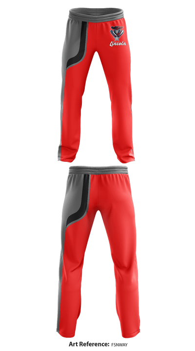Lincoln track & field 67322687 Sweatpants - 2