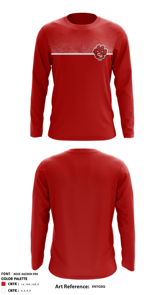 Long Sleeve Performance Shirt, Colleyville Heritage High School Cheer, , Teamtime, Team time, sublimation, custom sports apparel, team uniforms, spirit wear, spiritwear, sports uniforms, custom shirts, team store, custom team store, fundraiser sports, apparel fundraiser