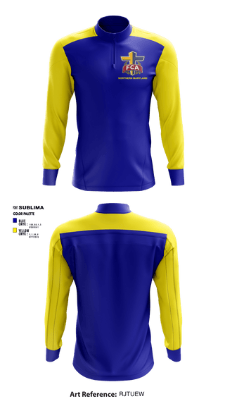Quarter Zip Jacket, Northern Maryland FCA, Spirit Store, Teamtime, Team time, sublimation, custom sports apparel, team uniforms, spirit wear, spiritwear, sports uniforms, custom shirts, team store, custom team store, fundraiser sports, apparel fundraiser