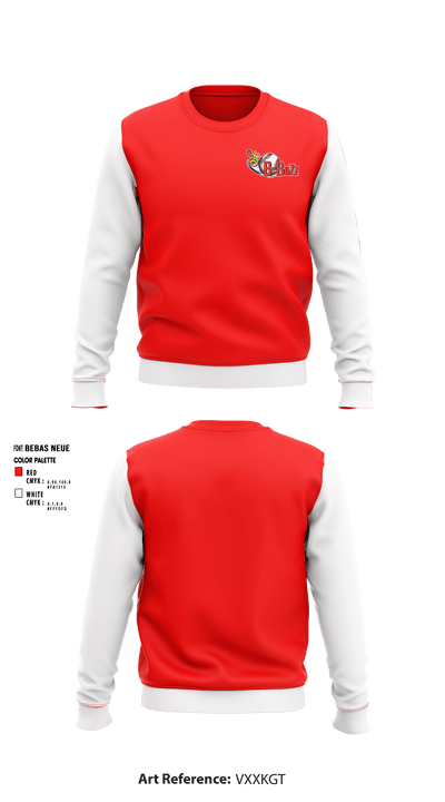 B Buzz Baseball League 70409945 Crew Neck Sweatshirt - 2