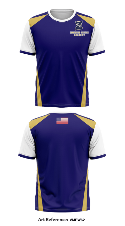 Zephyrhills Christian Academy 37470175 Short Sleeve Performance Shirt - 1
