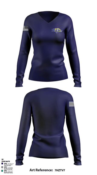 Women's Long Sleeve Vneck Shirt, , , Teamtime, Team time, sublimation, custom sports apparel, team uniforms, spirit wear, spiritwear, sports uniforms, custom shirts, team store, custom team store, fundraiser sports, apparel fundraiser