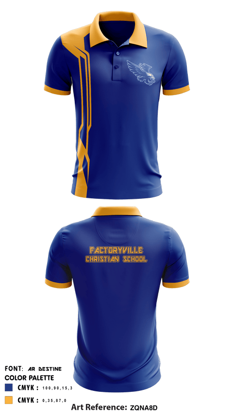 Short Sleeve Performance Polo, Factoryville Christian School, School Spirit Store, Teamtime, Team time, sublimation, custom sports apparel, team uniforms, spirit wear, spiritwear, sports uniforms, custom shirts, team store, custom team store, fundraiser sports, apparel fundraiser