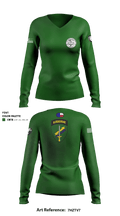 345th TPC(A) 54143111 Women's Long Sleeve V-neck Shirt - 1