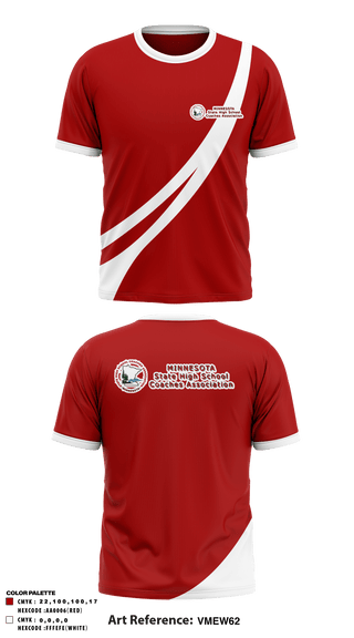 Short Sleeve Performance Shirt, Minnesota State High School Coaches Association, Spirit Store, Teamtime, Team time, sublimation, custom sports apparel, team uniforms, spirit wear, spiritwear, sports uniforms, custom shirts, team store, custom team store, fundraiser sports, apparel fundraiser