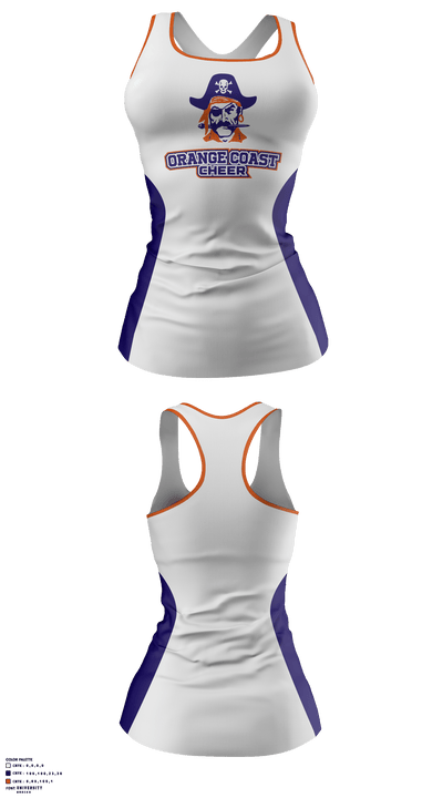 Orange Coast College Cheer 35245430 Tank Top - 2