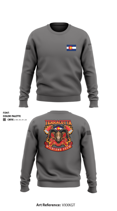 GRIZZLY MOUNTAIN INTER-AGENCY 79848198 Crew Neck Sweatshirt - 2