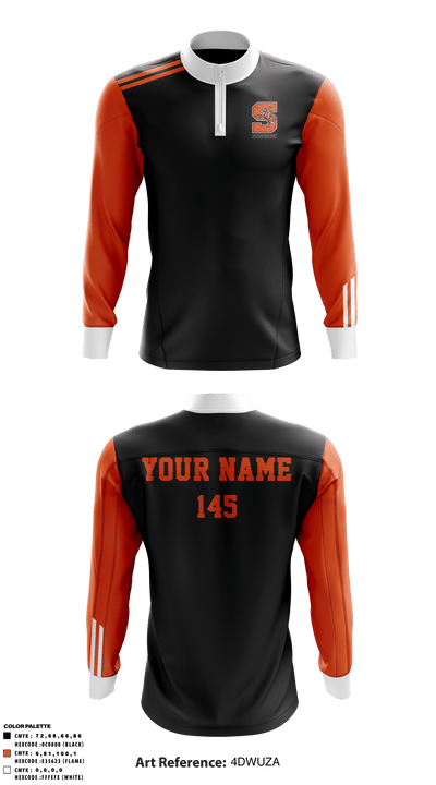 Stoughton High School Wrestling 25332474 Quarter Zip Jacket - 2