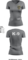 K9 1129861 Women's Short Sleeve V-neck Shirt - 6
