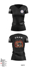 Fire As A Weapon 68443960 Women's Short Sleeve V-neck Shirt - 1