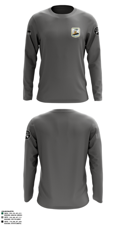 USS MONTPELIER 47292392 Long Sleeve Performance Shirt - 2