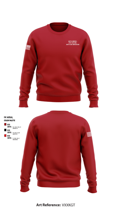 50th MRBC, 5th En Bn, 36th En Brigade 1380000 Crew Neck Sweatshirt - 1