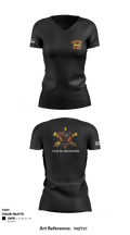 108 ADA BDE 57391665 Women's Short Sleeve V-neck Shirt - 2