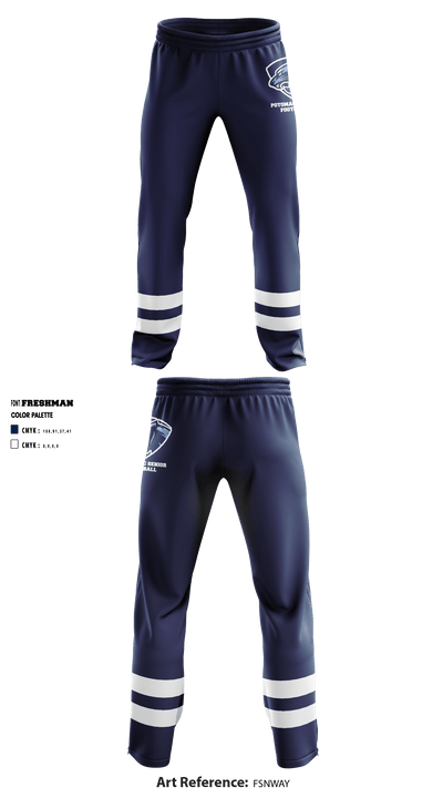 Potomac Senior High School Football 47990691 Sweatpants - 1