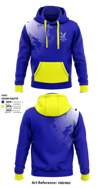 Cleveland Hill High School Tennis 1461357 Hoodie - 1