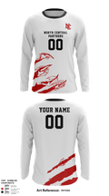 North Central Panthers Volleyball 84585356 Long Sleeve Performance Shirt - 3