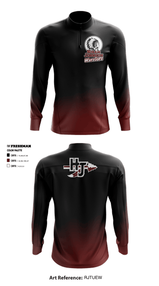 Quarter Zip Jacket, Hiram Johnson High School, School Spirit Store, Teamtime, Team time, sublimation, custom sports apparel, team uniforms, spirit wear, spiritwear, sports uniforms, custom shirts, team store, custom team store, fundraiser sports, apparel fundraiser