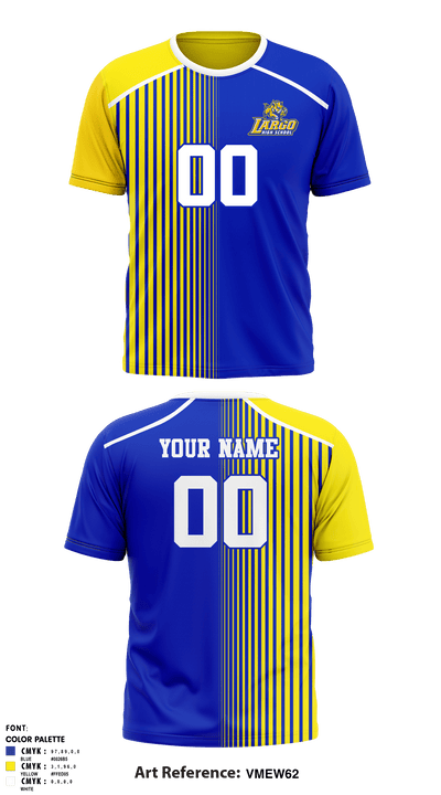 Largo High School Volleyball 90111648 Short Sleeve Performance Shirt - 1