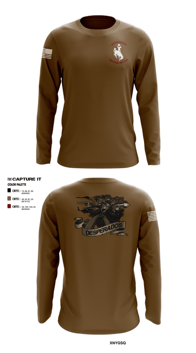 DESPERADOS 74936038 Long Sleeve Performance Shirt - 7