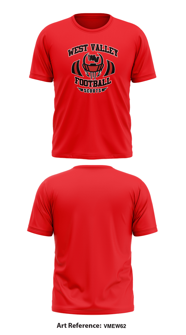 Short Sleeve Performance Shirt, West Valley Scouts, Football, Teamtime, Team time, sublimation, custom sports apparel, team uniforms, spirit wear, spiritwear, sports uniforms, custom shirts, team store, custom team store, fundraiser sports, apparel fundraiser