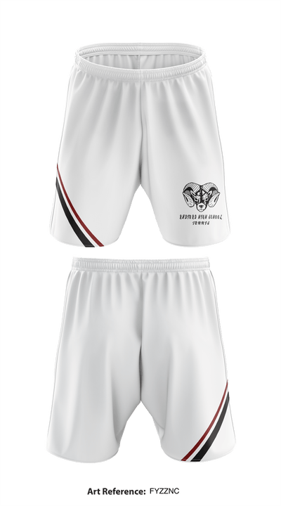 Radford High School Tennis 7351211 Athletic Shorts With Pockets - 4