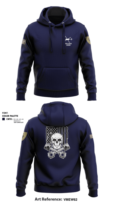 137th Echo Company 62214635 Hoodie - 1