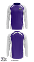 Crowley High School Golf 74696699 Long Sleeve Performance Shirt - 1