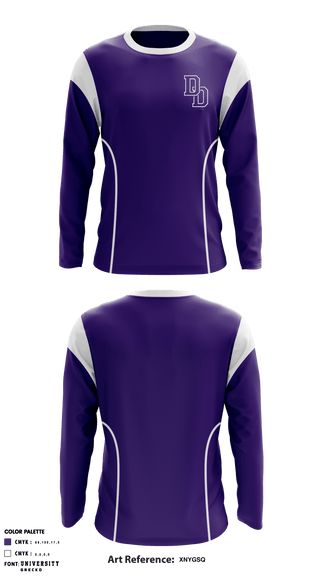 Long Sleeve Performance Shirt, Dawson High School Basketball, Men's Basketball, Teamtime, Team time, sublimation, custom sports apparel, team uniforms, spirit wear, spiritwear, sports uniforms, custom shirts, team store, custom team store, fundraiser sports, apparel fundraiser