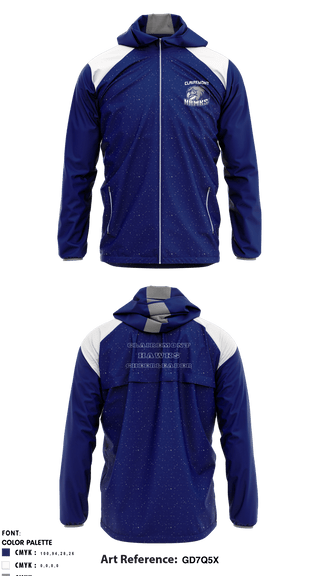 Windbreaker, Clairemont Hawks Football & Cheer, , Teamtime, Team time, sublimation, custom sports apparel, team uniforms, spirit wear, spiritwear, sports uniforms, custom shirts, team store, custom team store, fundraiser sports, apparel fundraiser