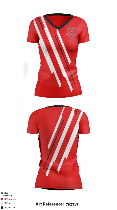 Mount Sinai Youth Soccer 74175988 Women's Short Sleeve V-neck Shirt - 1