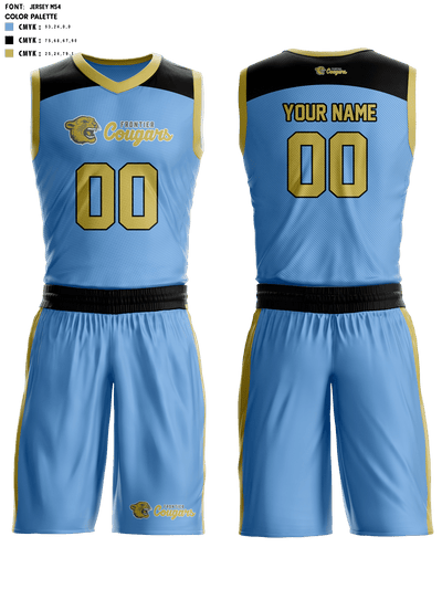 Frontier High School Basketball 25907236 Basketball Uniform - 1