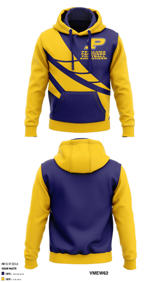 Hoodie, Petaluma Panthers Football And Cheer, Football, Teamtime, Team time, sublimation, custom sports apparel, team uniforms, spirit wear, spiritwear, sports uniforms, custom shirts, team store, custom team store, fundraiser sports, apparel fundraiser